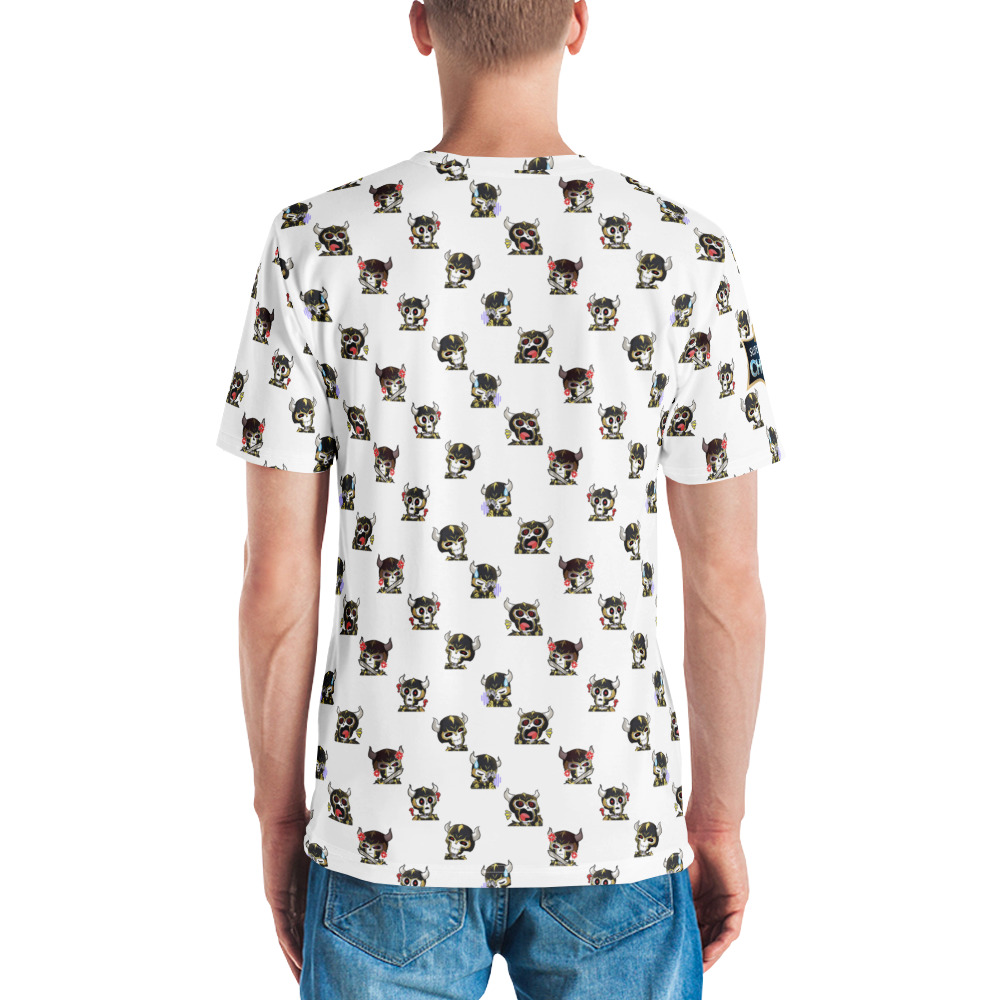 Bone Knight Pattern White Tee - Image 2