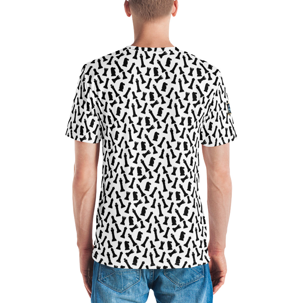 Chess Pattern White All-Over Tee - Image 2