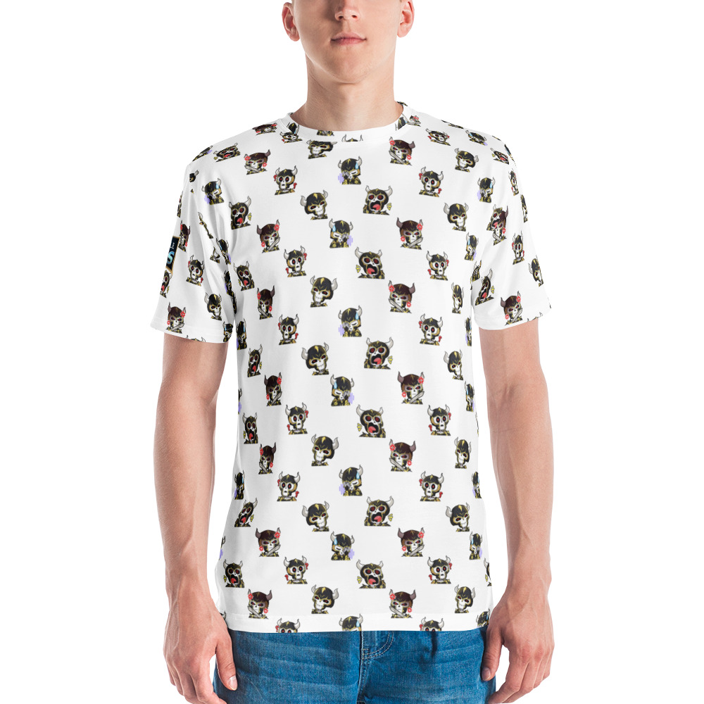 Bone Knight Pattern White Tee