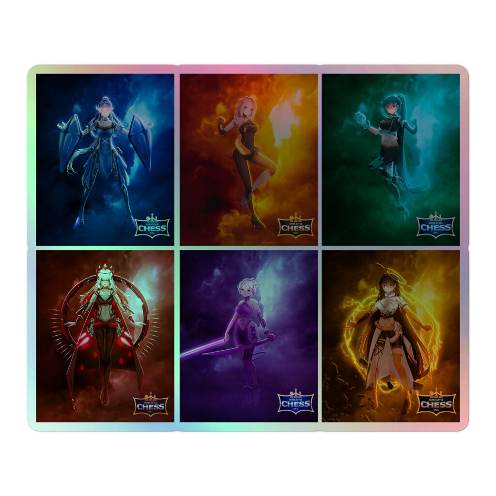 Cyber Doll Holographic Stickers