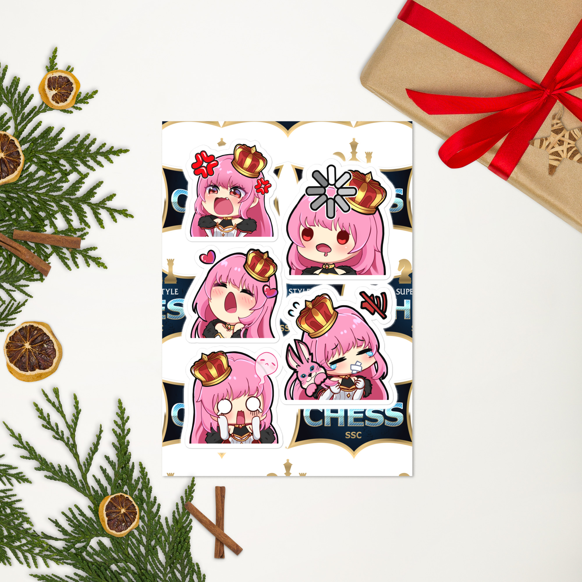 Queen May Emoji Sticker Sheet