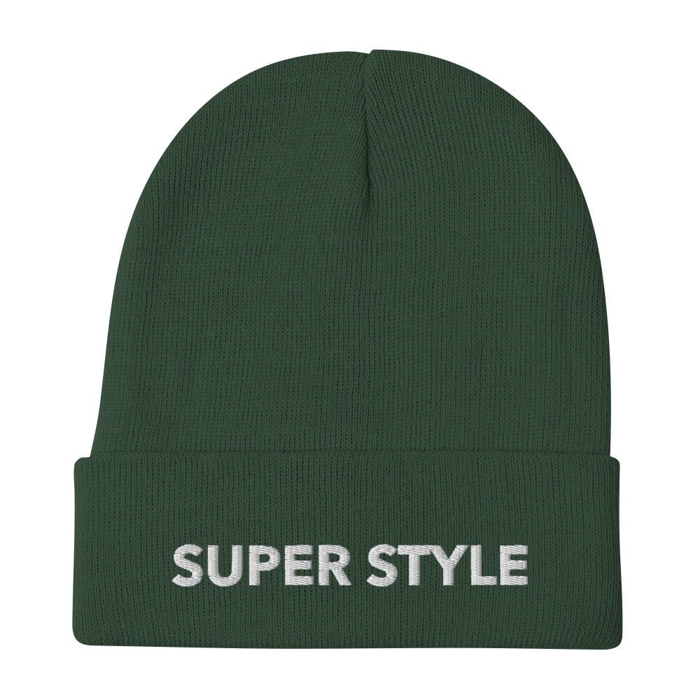 Super Style Embroidered Beanie - Image 4