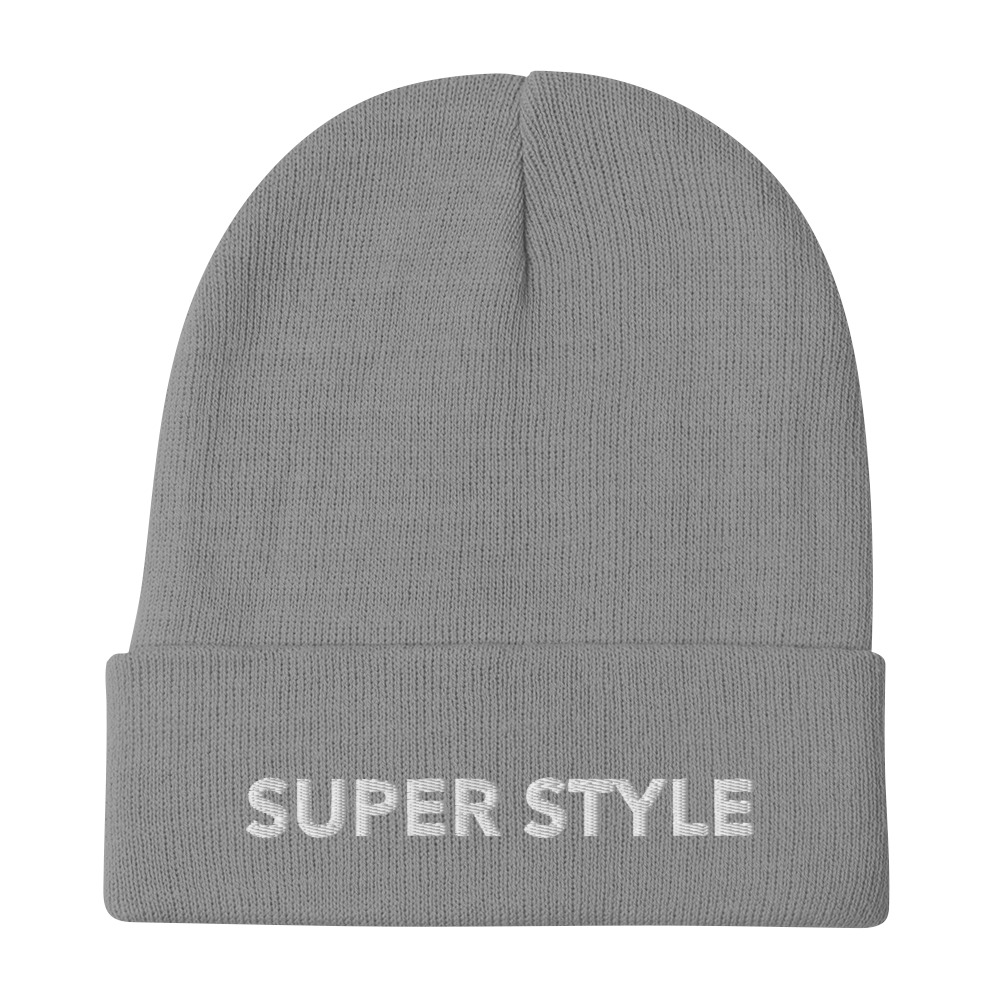 Super Style Embroidered Beanie - Image 5